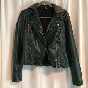 Free People Faux Leather Jacket